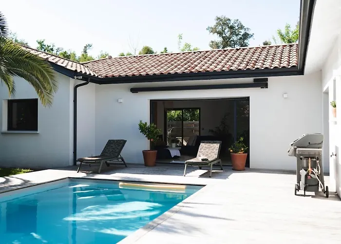 Villa 6p Lisiere De Foret Piscine Barbecue Seignosse