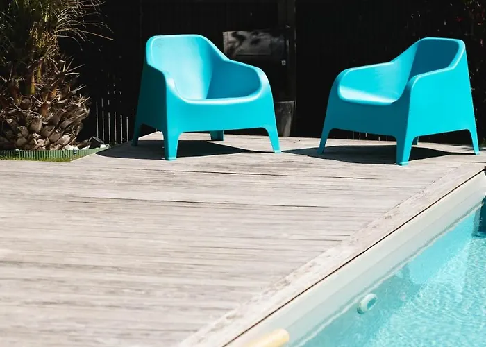 6p Lisiere De Foret Piscine Barbecue Villa *